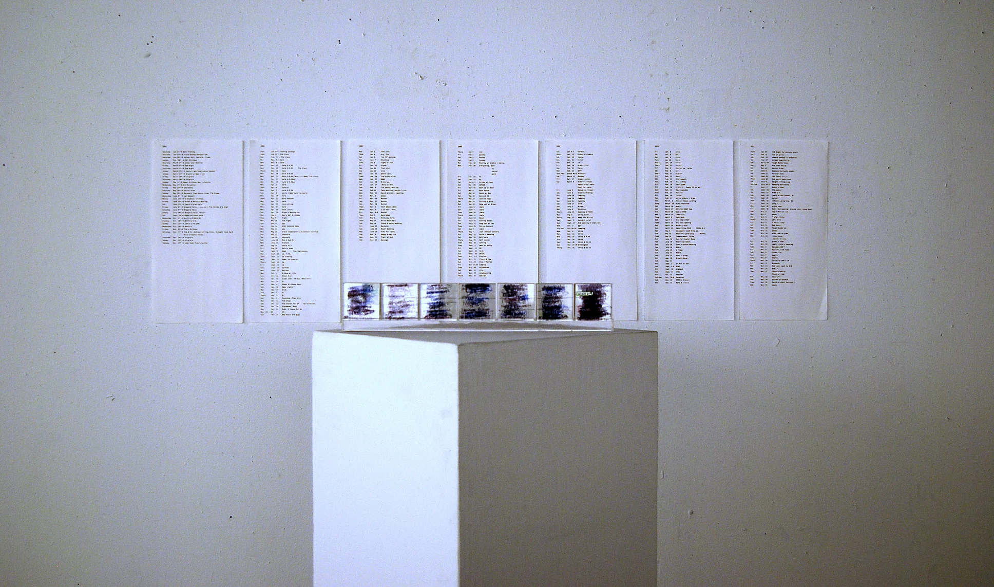 Source Material (2005-2011) Installation View