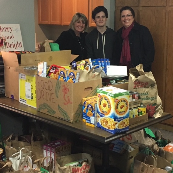Our annual food drive for St. Francis Shelter