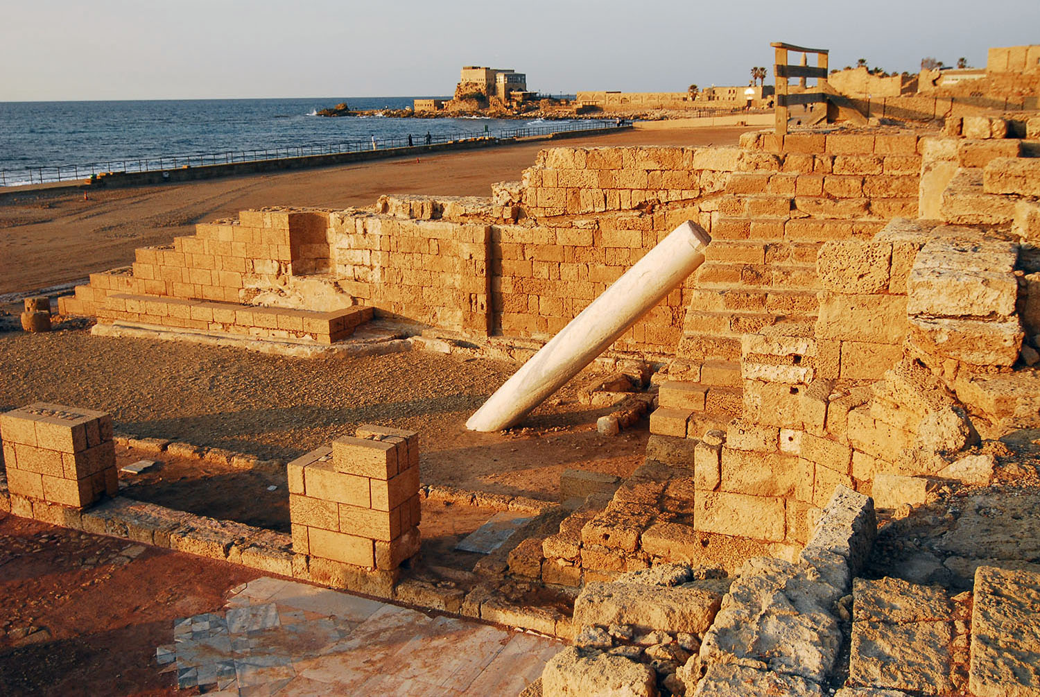 Caesarea_H̱orbat_Qesari_Stone_Ruins_Mediterranean_Coast_Beach_Israel.jpg