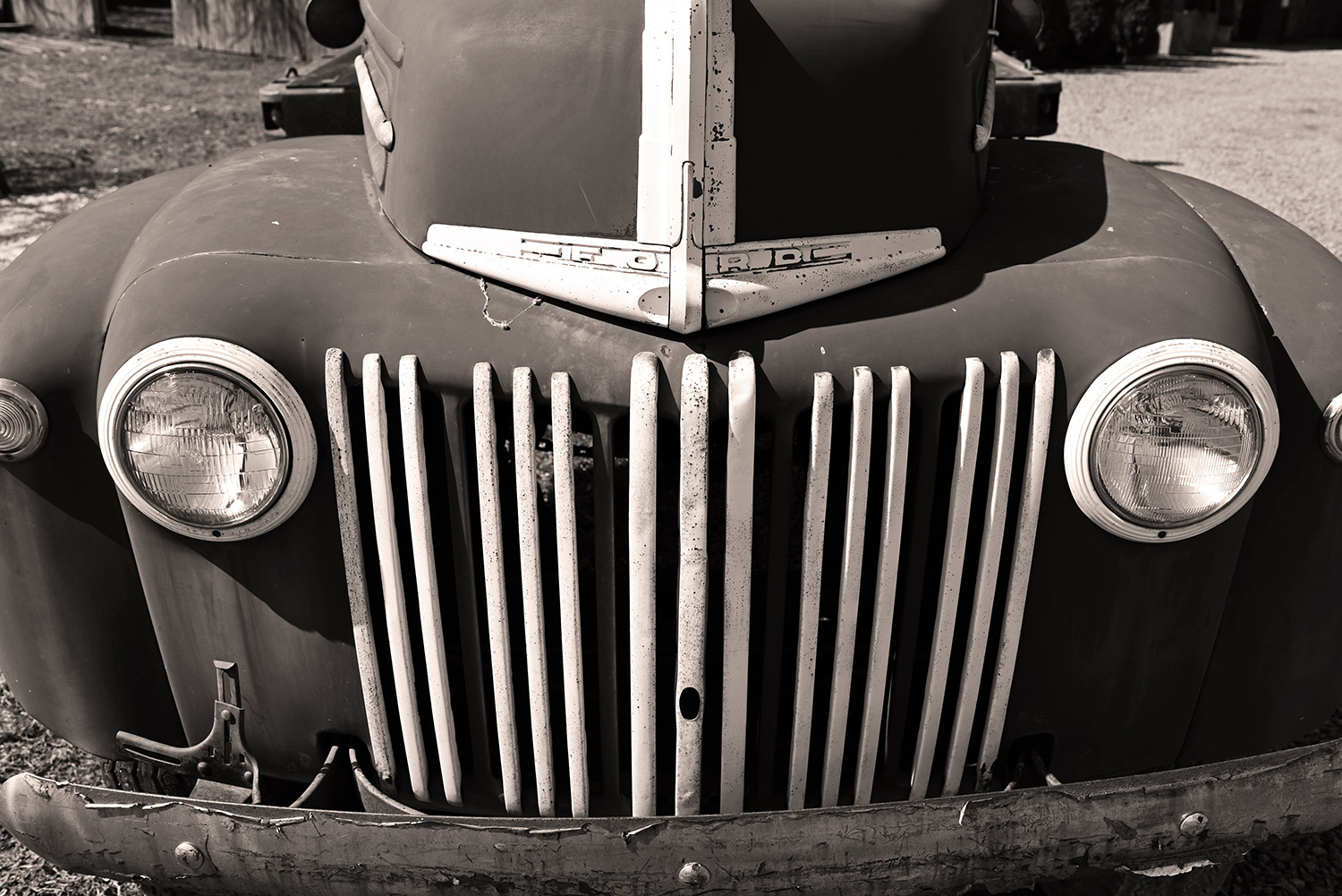 Antique_Vintage_Ford_Truck_Headlights_Derelict_Hood_Grill_Monochrome_Black_and_White.jpg