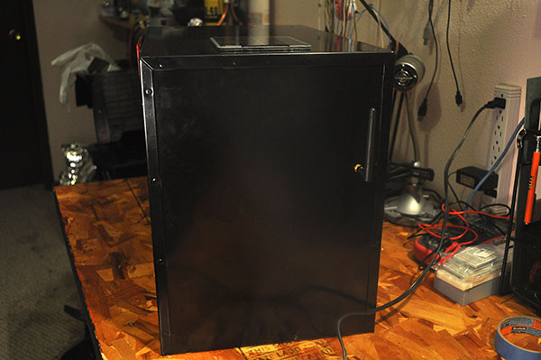 Back of the mailbox back on. XBee antenna on the right.