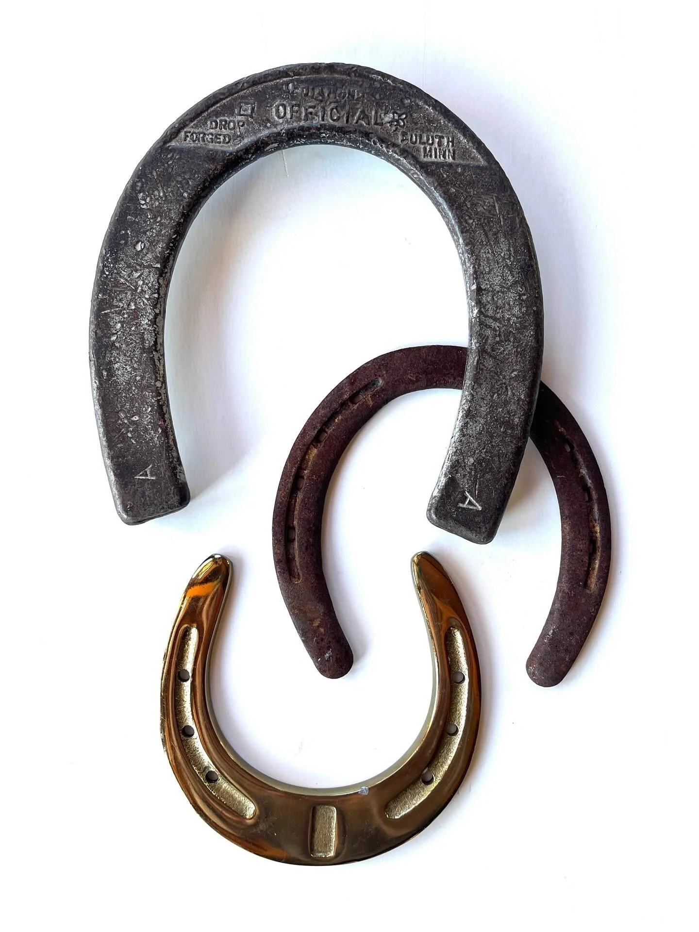 Which way would you hang your horseshoe?! It can go up or down, as the orientation depends on differing folk beliefs or superstitions. Hanging it open-end up is said to &ldquo;catch&rdquo; and hold good luck, while hanging it open-end down is believe