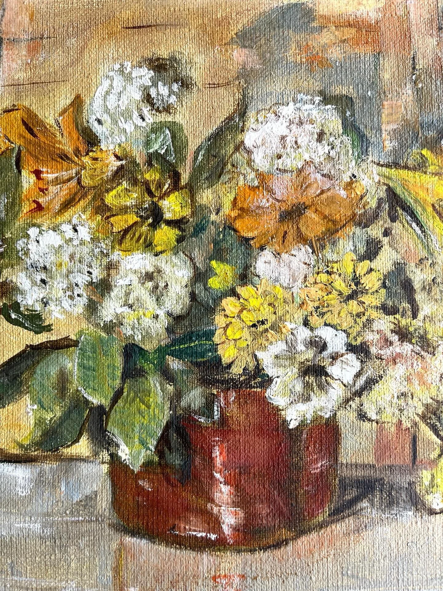 A stunner of an original floral painting. Available in my online shop. Link in bio.