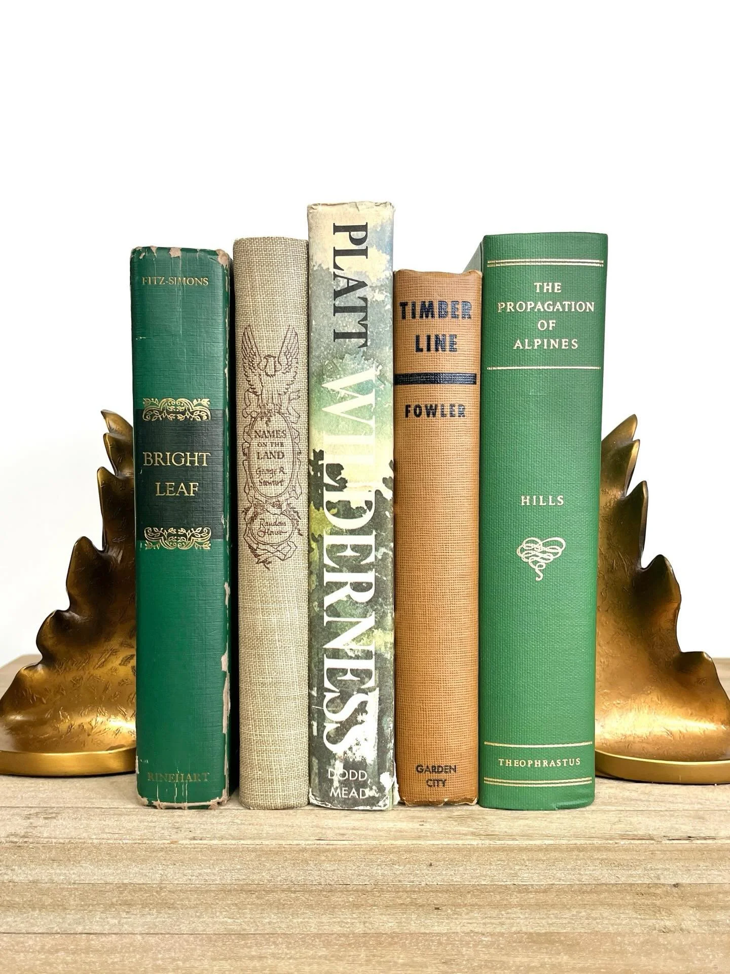 Various vintage forest-themed books. Available in my online store, link in bio.