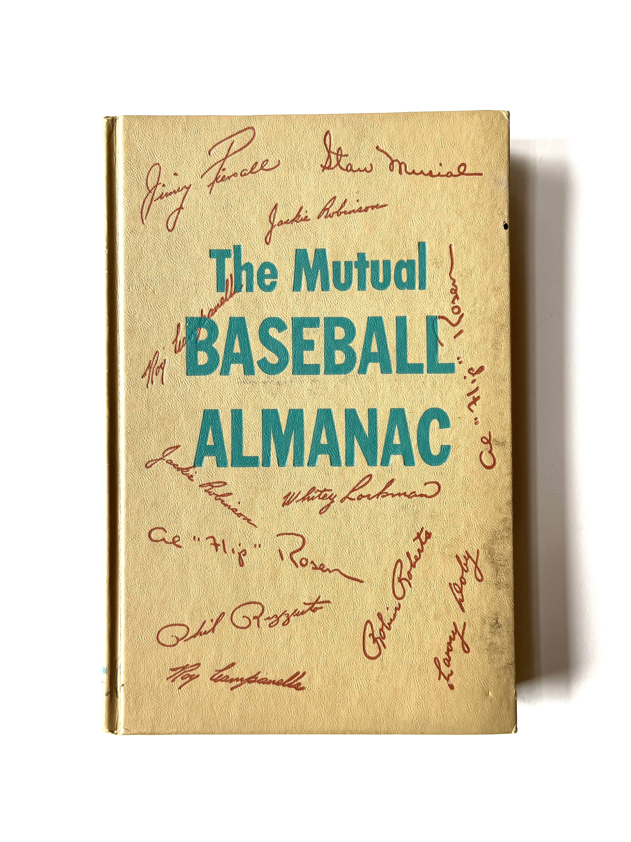 Vintage 1954 Mutual Baseball Almanac Book