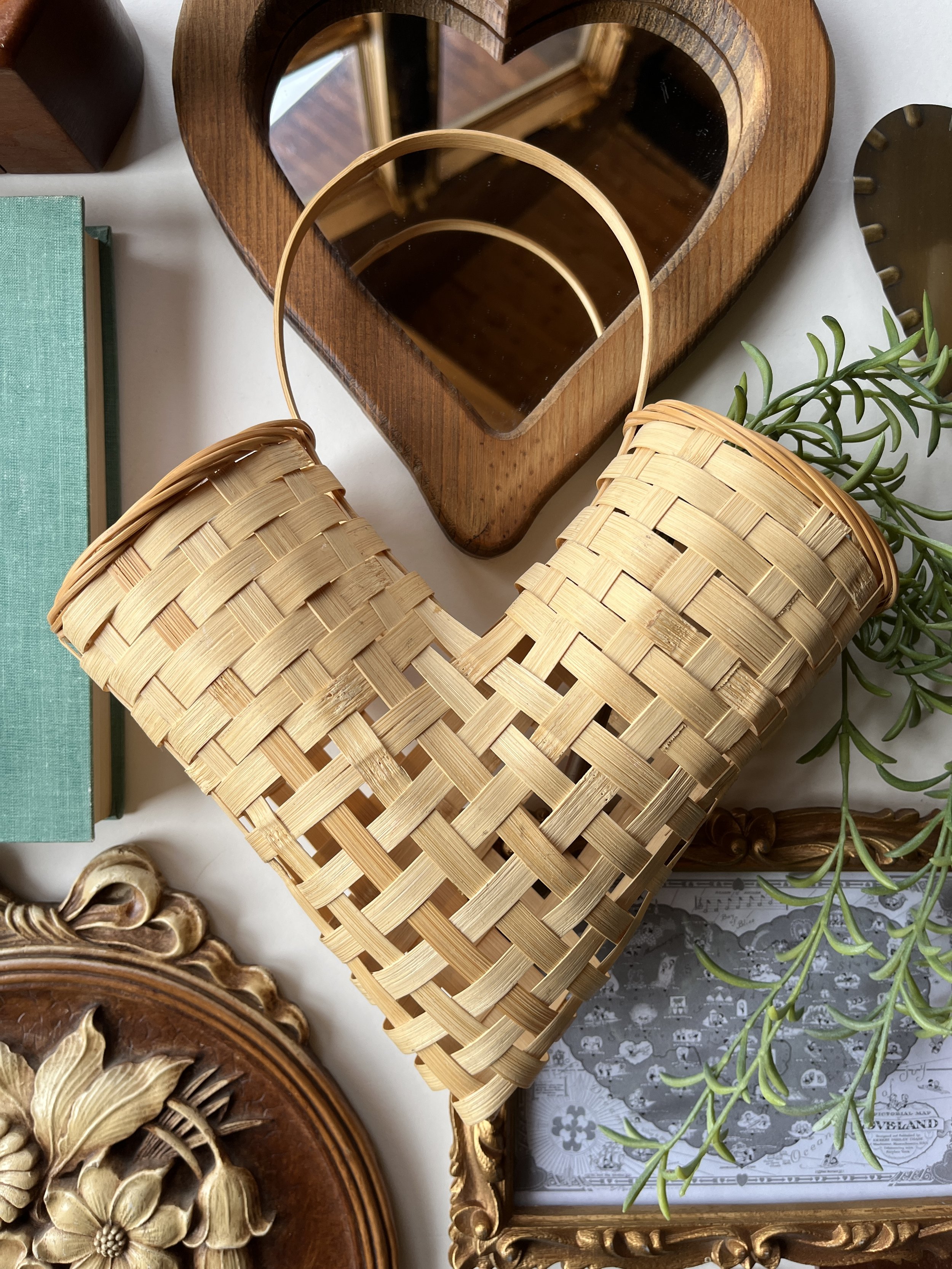 Heart Shaped Hanging Basket