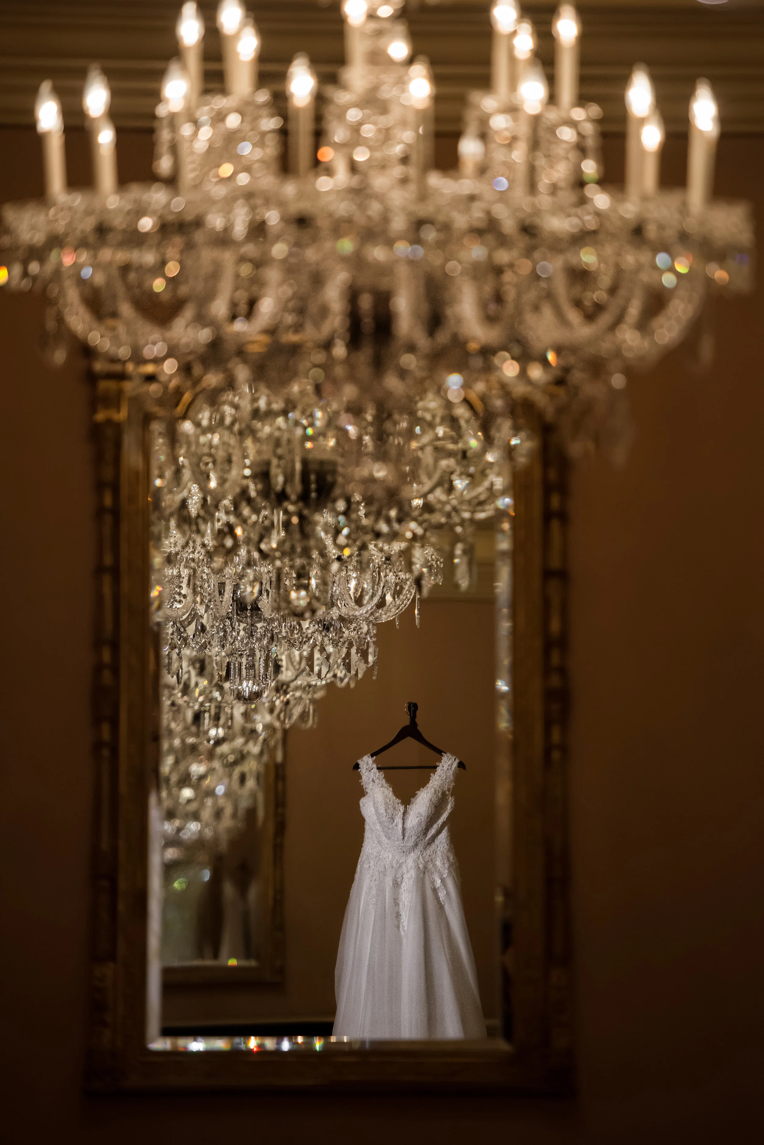 Wedding Dress Reflection Langham Huntington In Pasadena