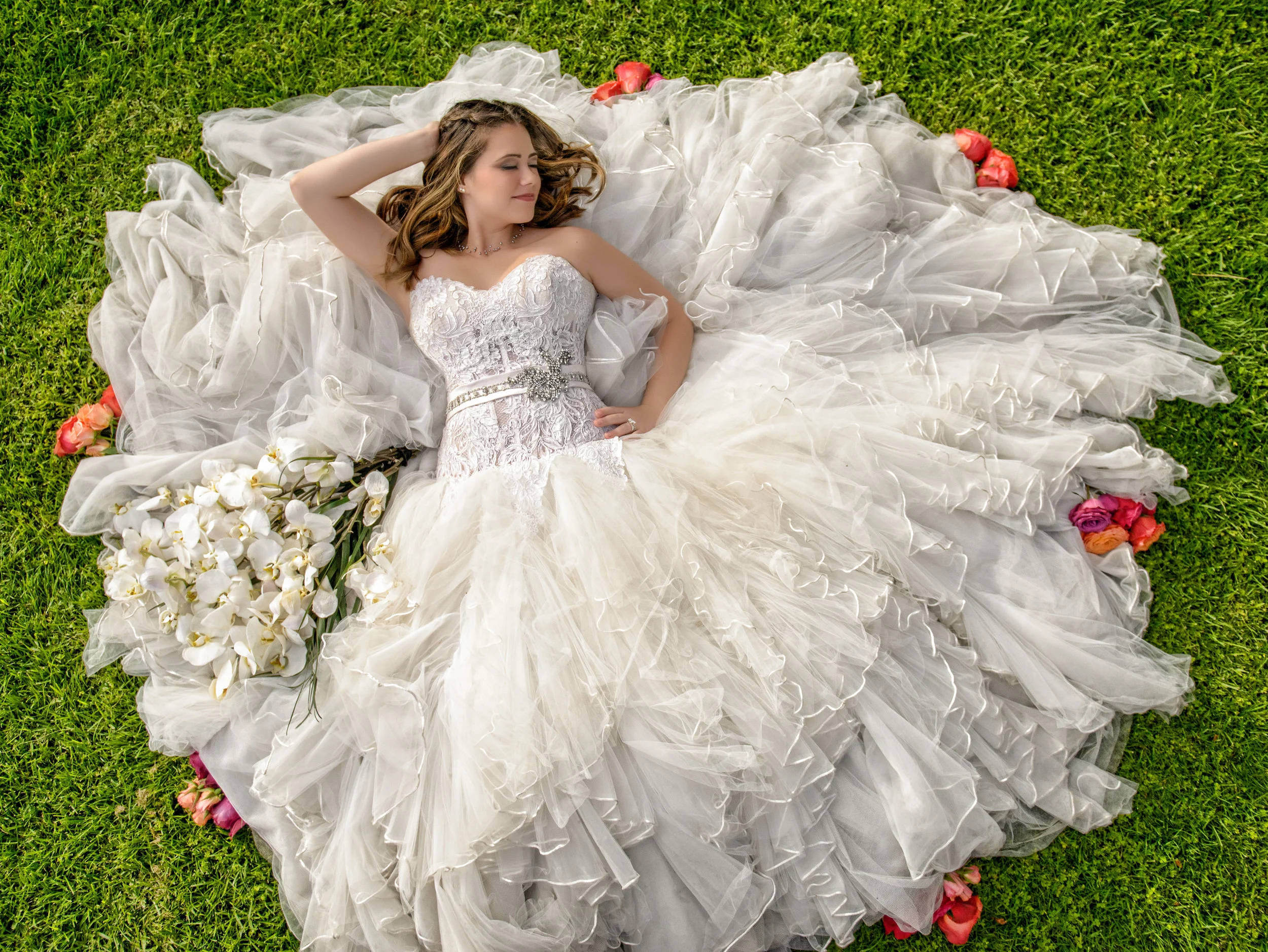 Wedding Photo of Bride at Crowne Plaza Redondo Beach