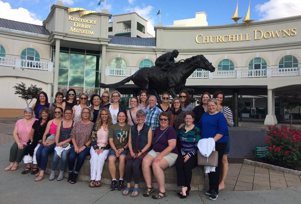 District 10 representatives at Churchill Downs