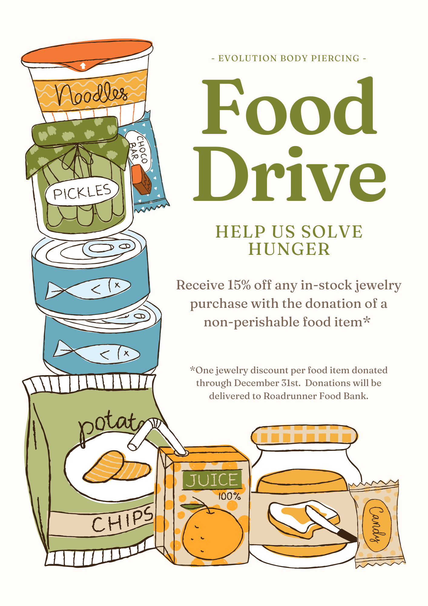 There s Still Time To Donate To Our Holiday Food Drive Evolution 