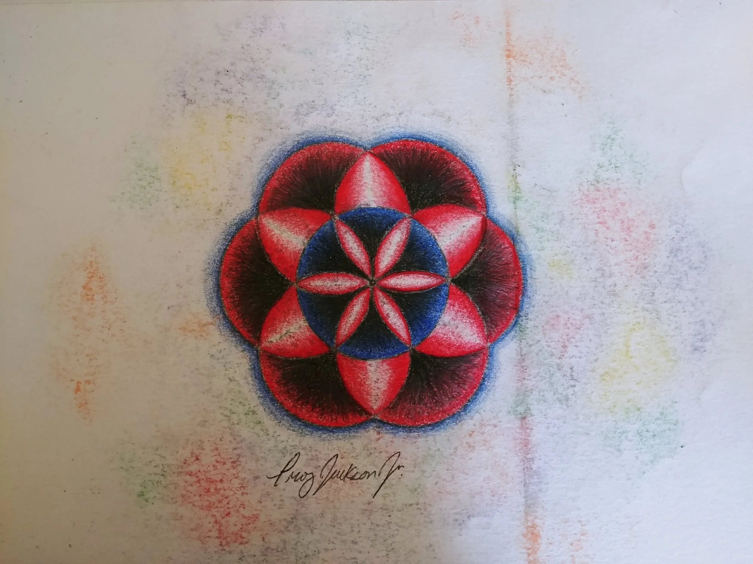 small flower mandala