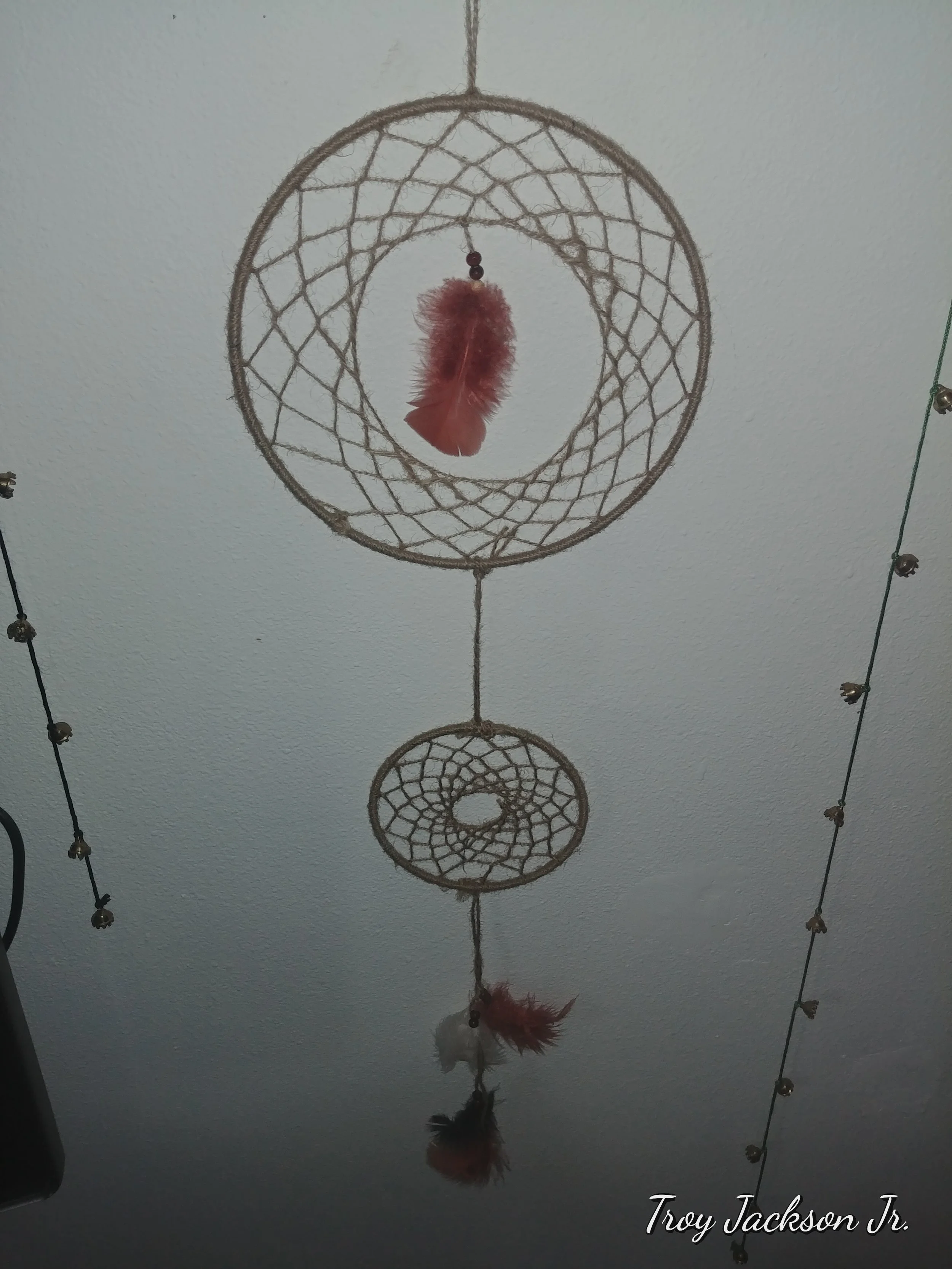 Double hoop dream catcher