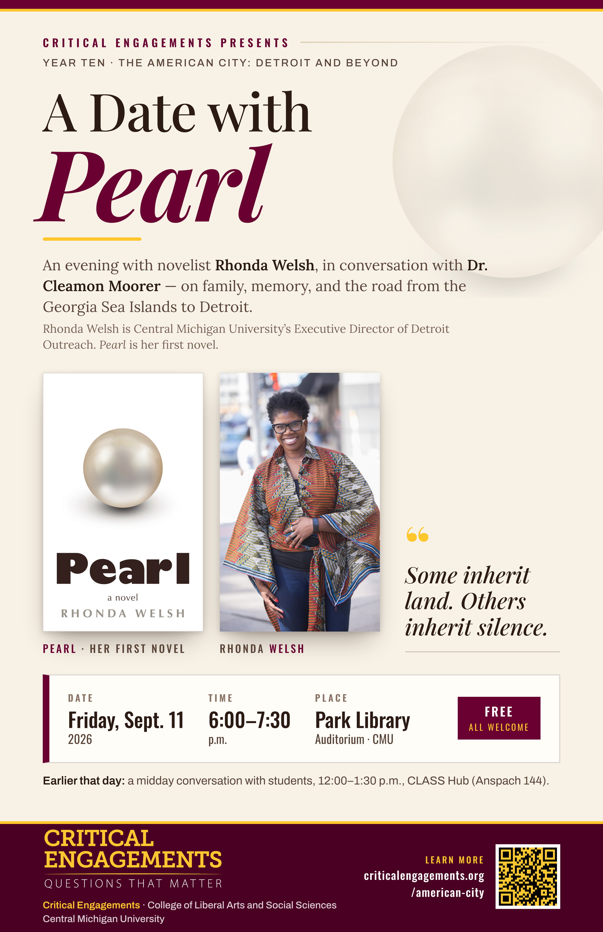 A Date with Pearl (featuring Rhonda Welsh)