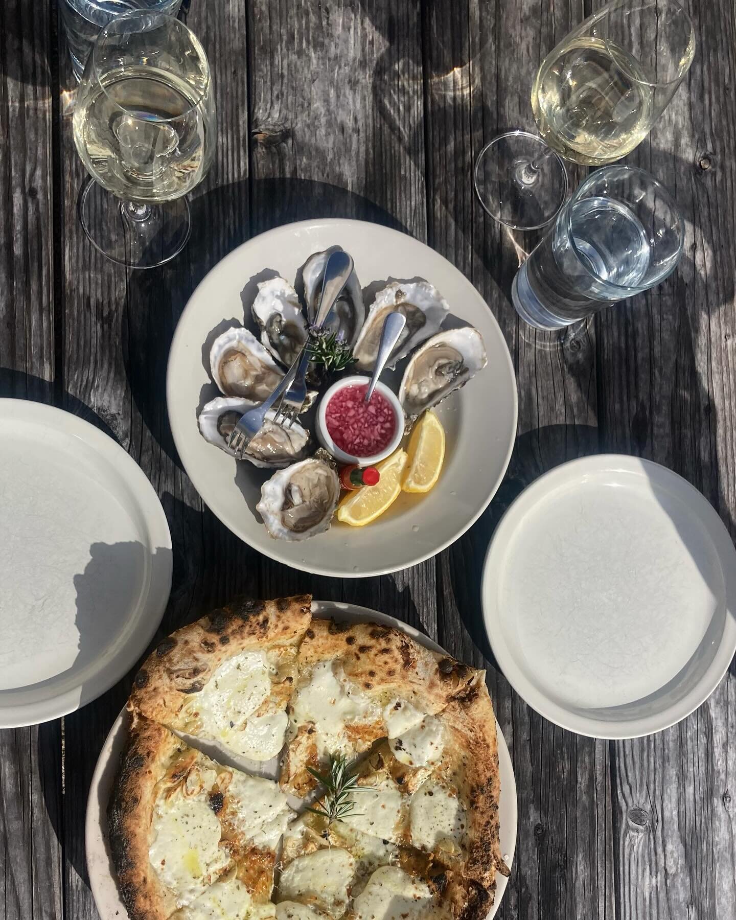 Here&rsquo;s to sharing a winter lunch in the sun, finally meeting a longtime Instagram friend in person (in @cornelia.craft&rsquo;s childhood backyard no less) and catching up over local oysters and wood fired pizza on some of the themes shared here