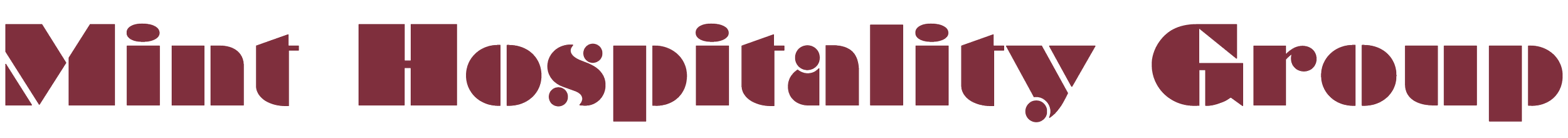  Mint Hospitality Group San Francisco restaurant group logo 