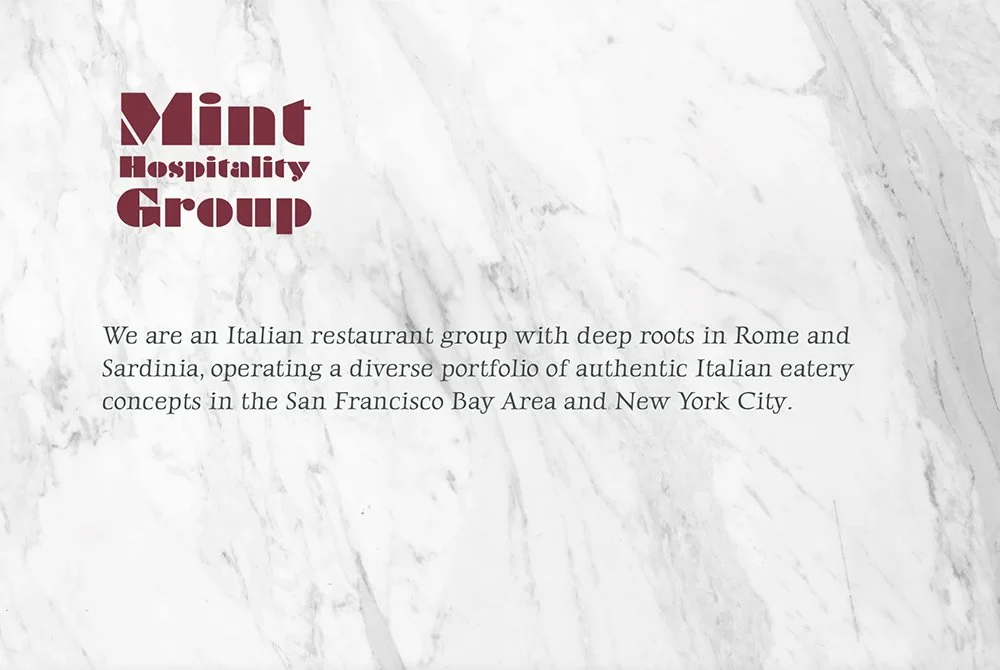  Mint Hospitality Group San Francisco Gianluca Legrottaglie Viviana Devoto 