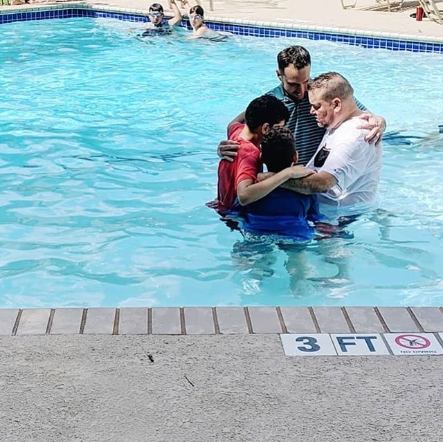 The Lord has given us the precious gift of baptism before we head out! Today we celebrated a father getting baptized with his two sons!!! We are praising God for the work he is doing all around the city. We are so honored to witness lives transformed