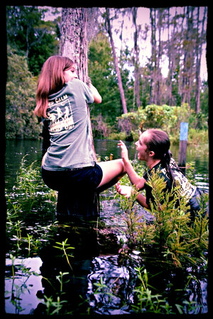 SGA Swamp On T-Shirt Navy Blue — Swamp Girl Adventures