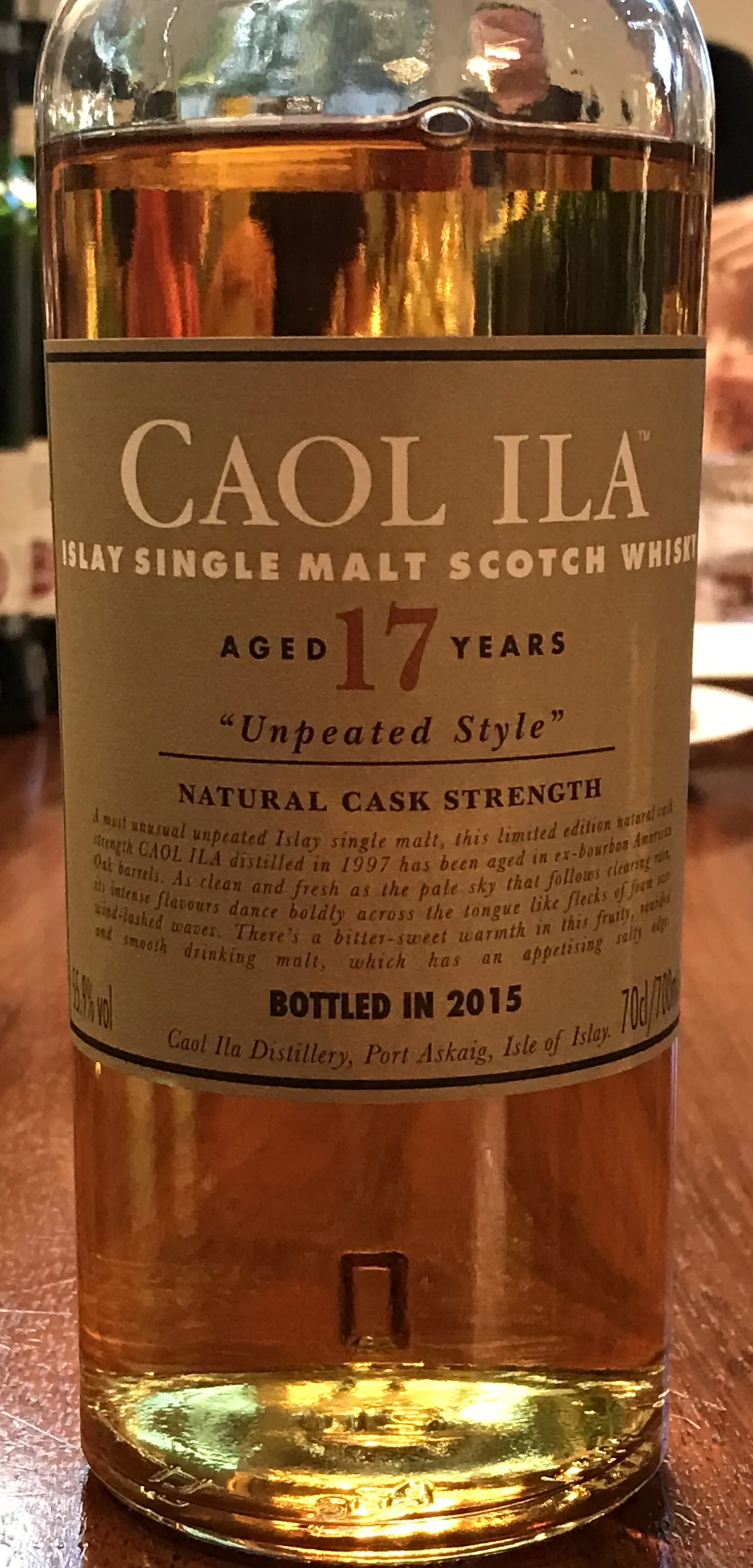 CAOL ILA 17年 Unpeated 700ml 2015