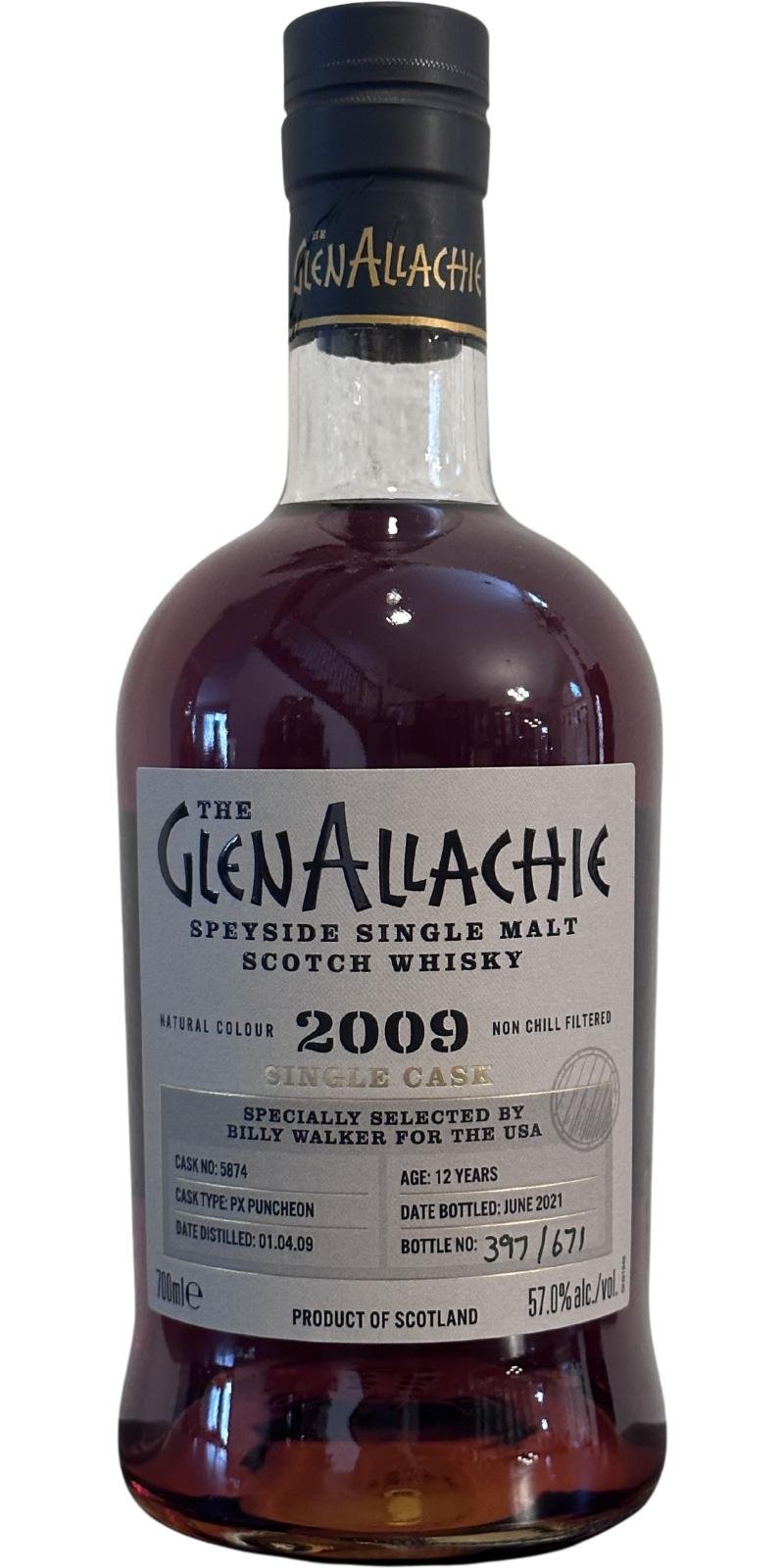 SINGLE MALT - THE GLENALLACHIE SCOTCH, 18 ans d'âge 70cl