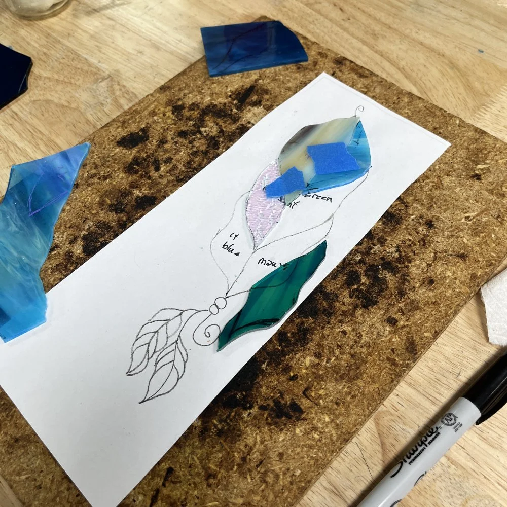 Stained Glass Feather Hangings Workshop