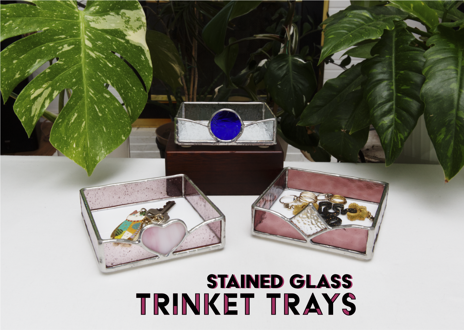 Stained Glass Trinket Trays