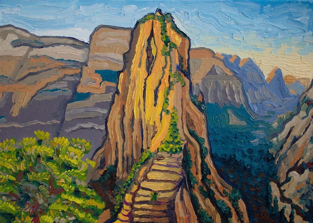 Angels Landing, Zion National Park (7  x 5 inches)