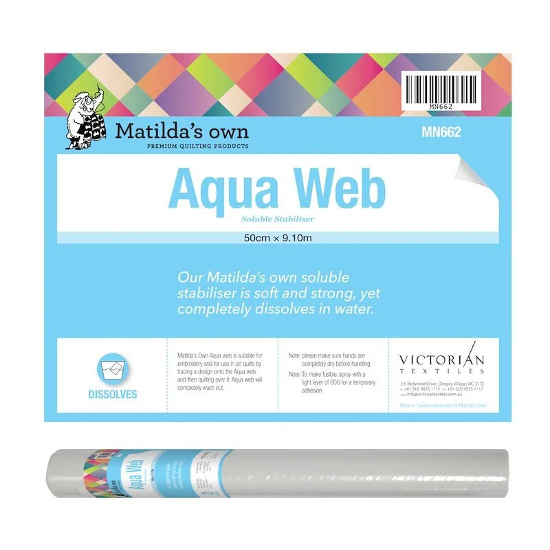 Matilda's Own (MN662) Aqua Web 50cm x 9.10m