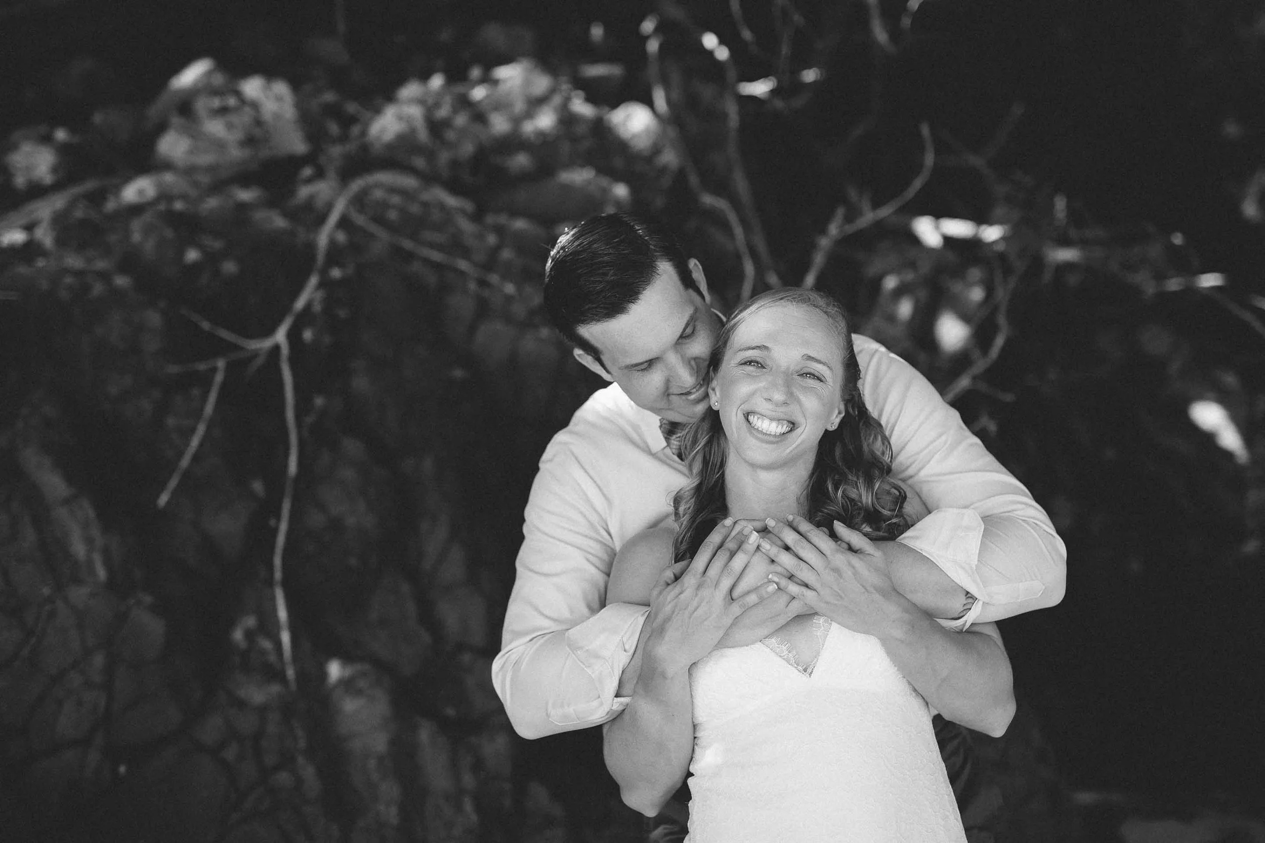 Happy couple ready to tie the knot.