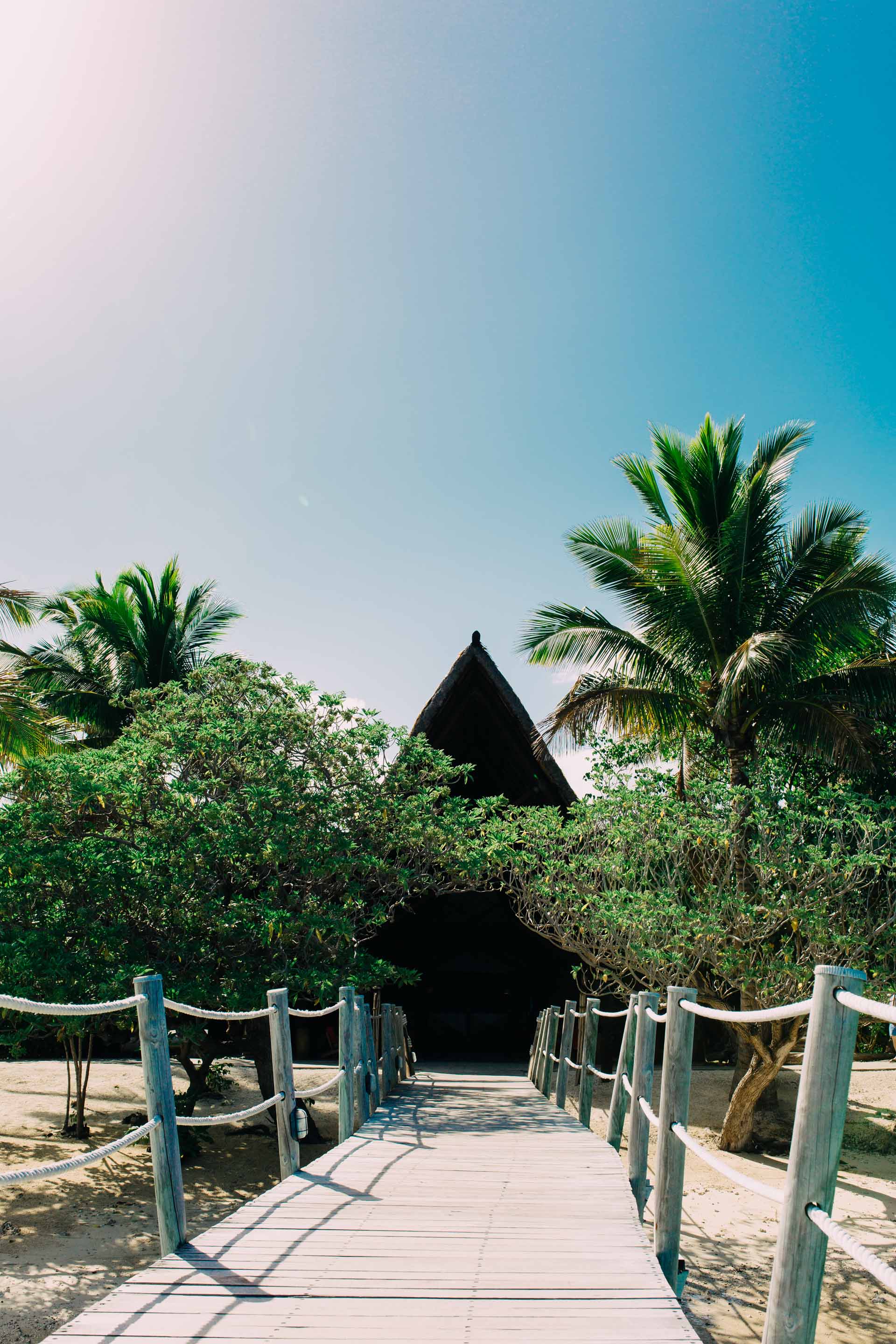 The lobby at Likuliku Island Resort