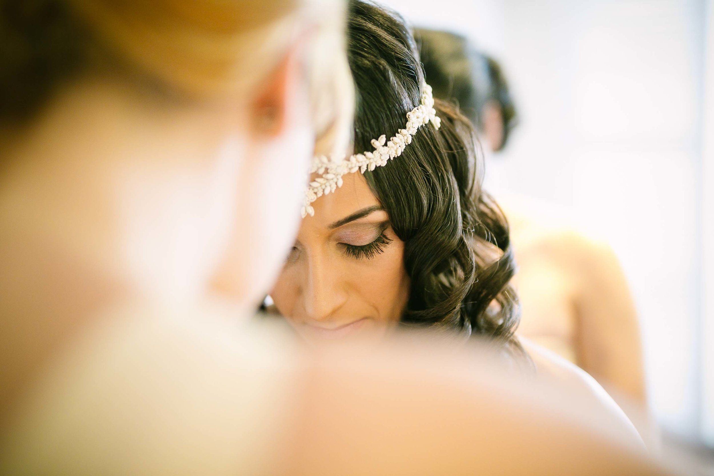 bride getting ready