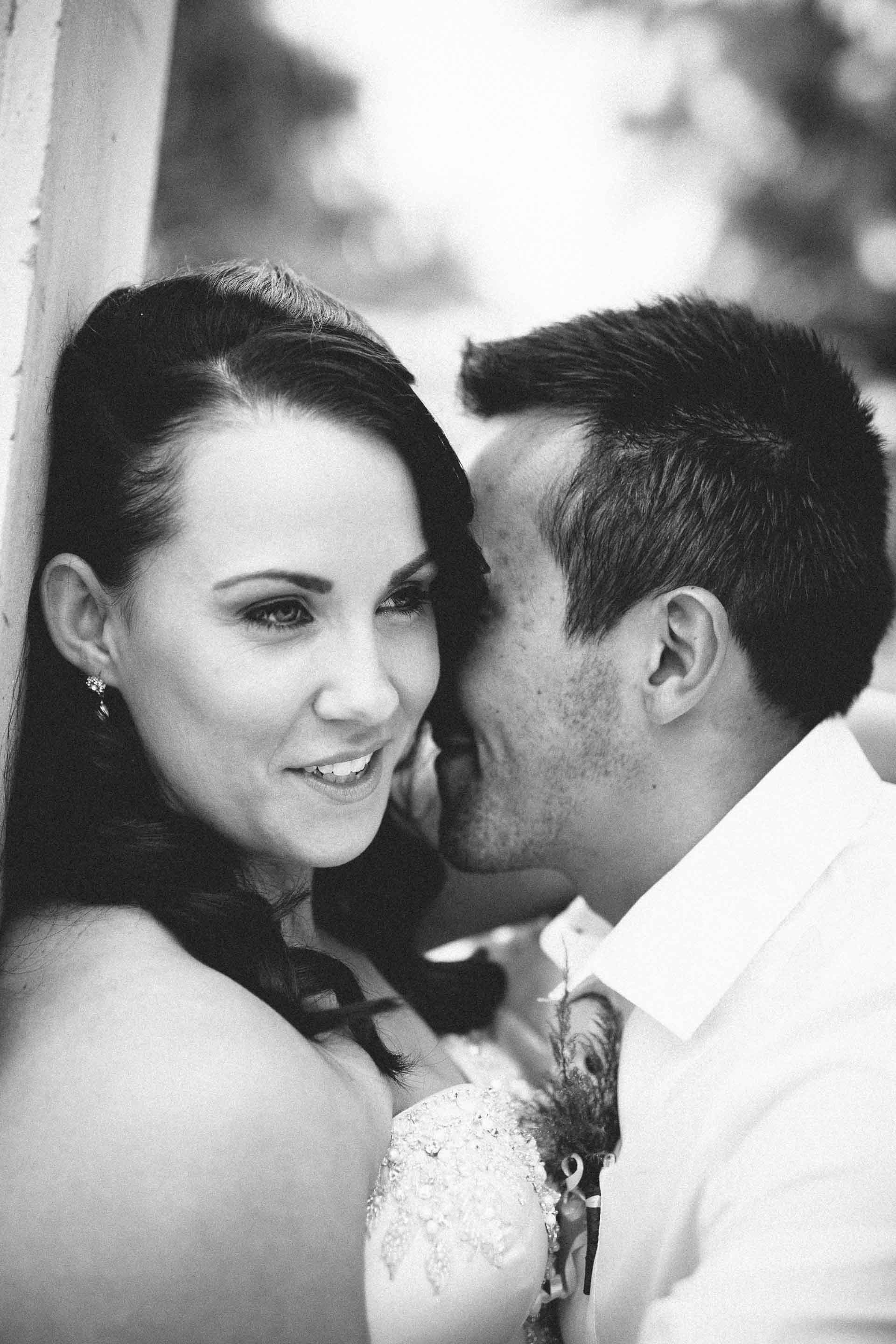 bride and groom at the warwick spa