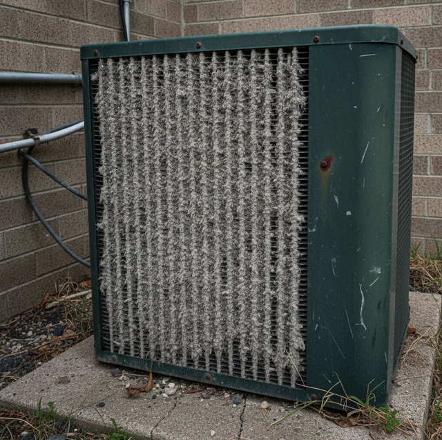 How a Clogged Condenser Coil Quietly Kills Your AC's Cooling
