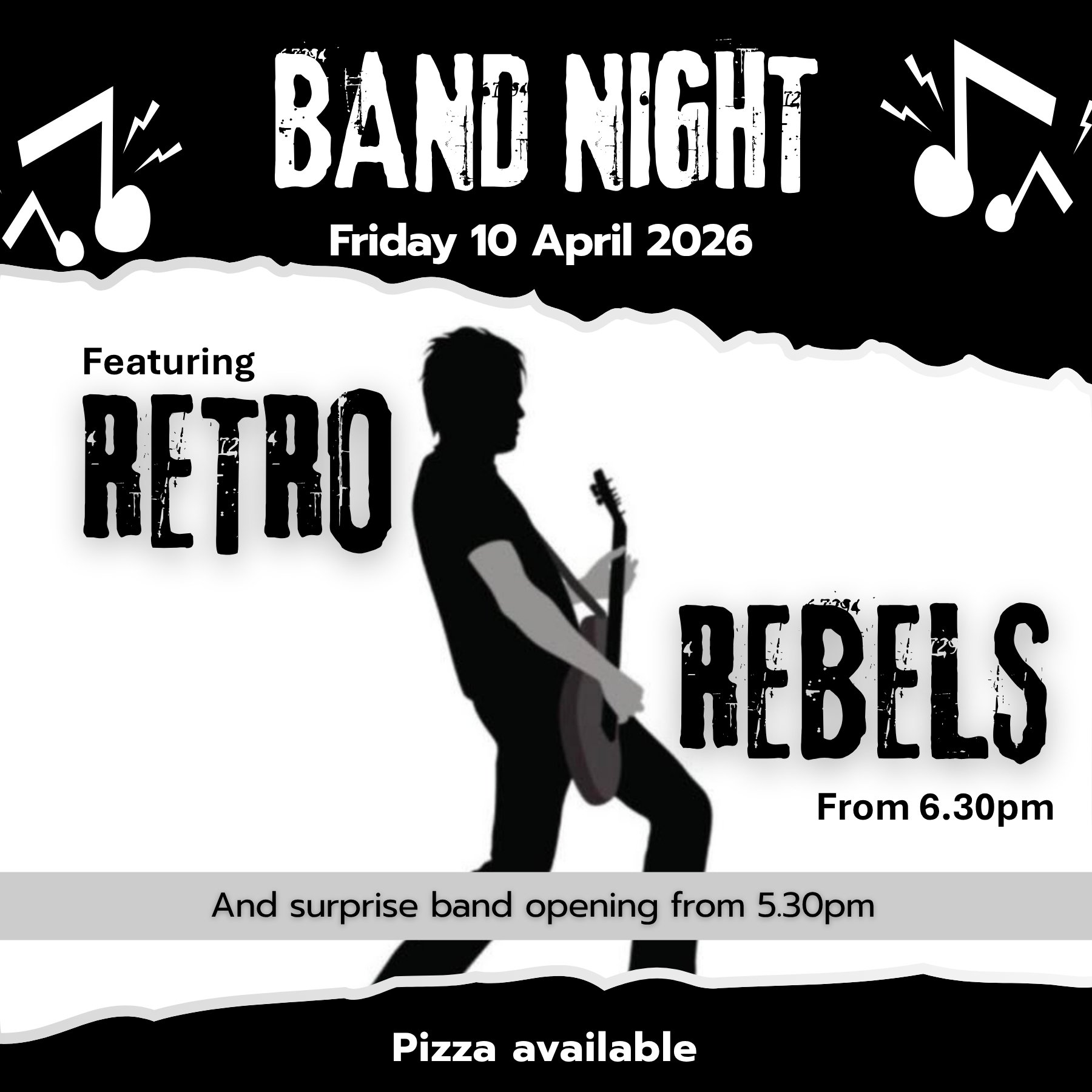 Band Night: Retro Rebels &amp; Surprise Guest Band