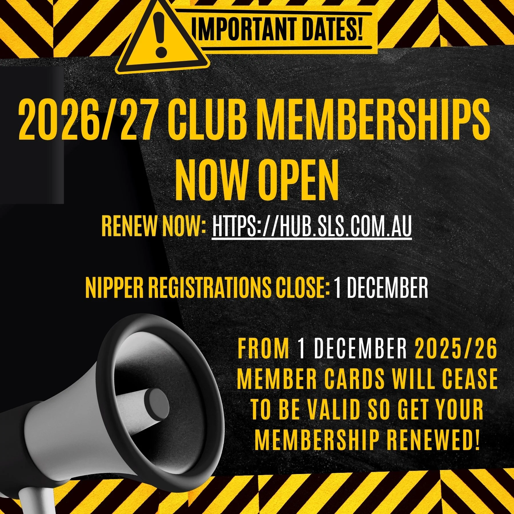 2026/27 Memberships Now Open