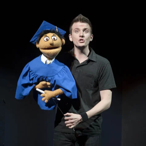 Avenue Q - The Arts Club Directed by Peter Jorgensen Musical Direction by Sean Bayntun Lighting by Alan Brodie Set by Marshall McMahen Costumes by Jessica Bayntun Photo by Emily Cooper