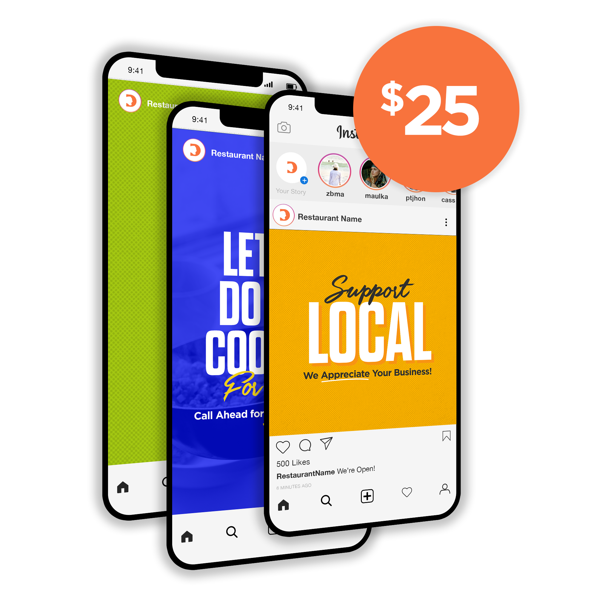 Restaurant Social Media Bundle