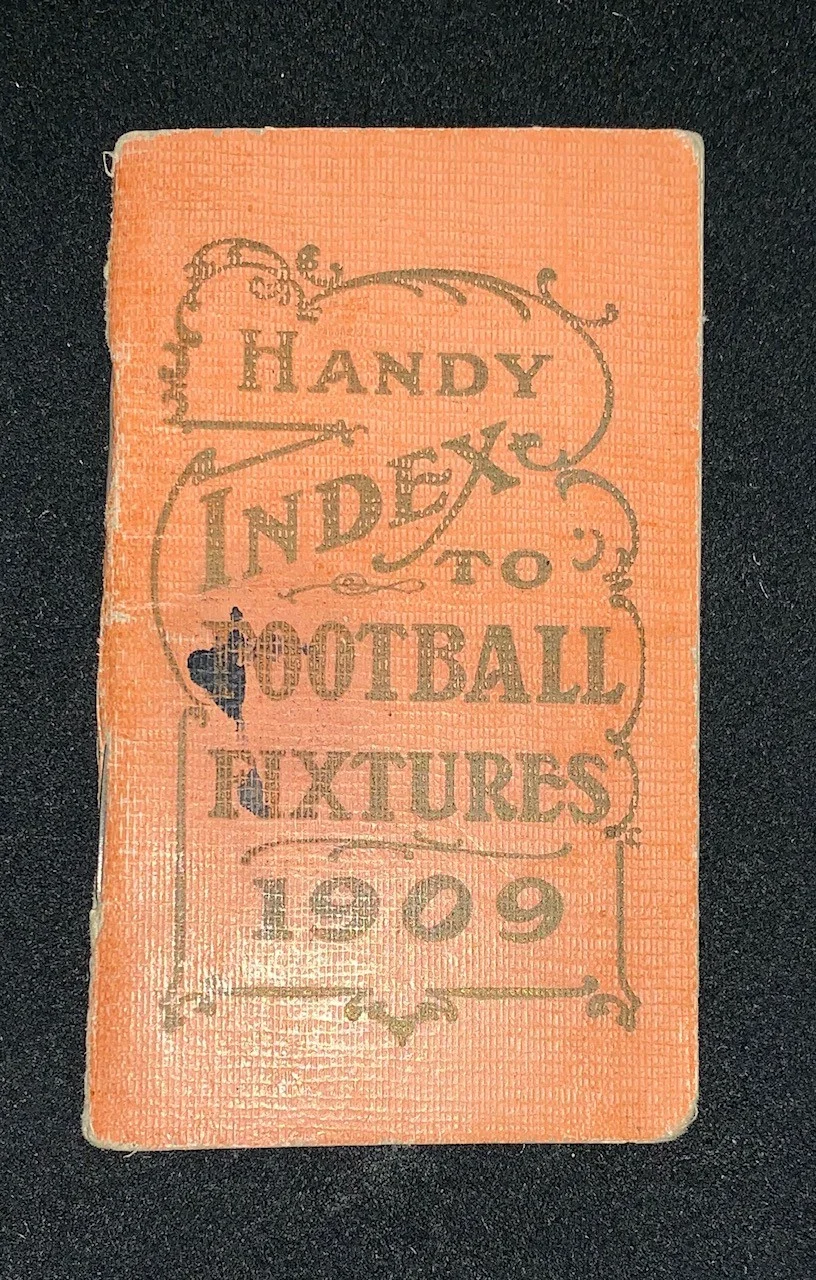 1909 Handy Index to Football Fixtures