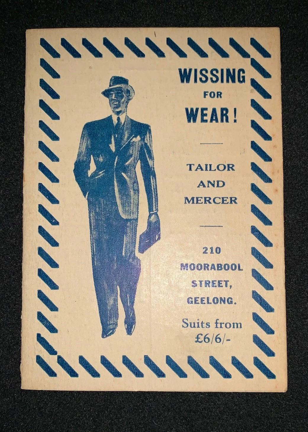 1941 Wissing Tailor