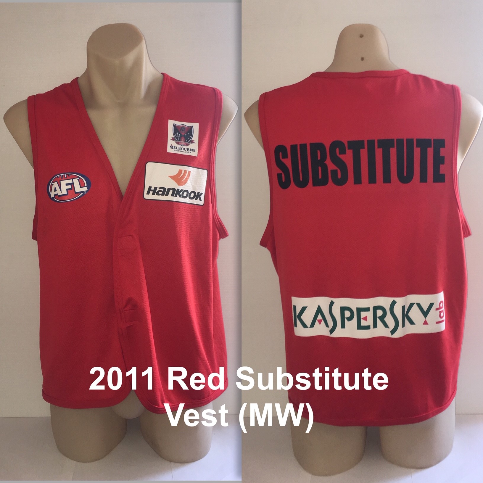 2011 Red Substitute Vest (MW)