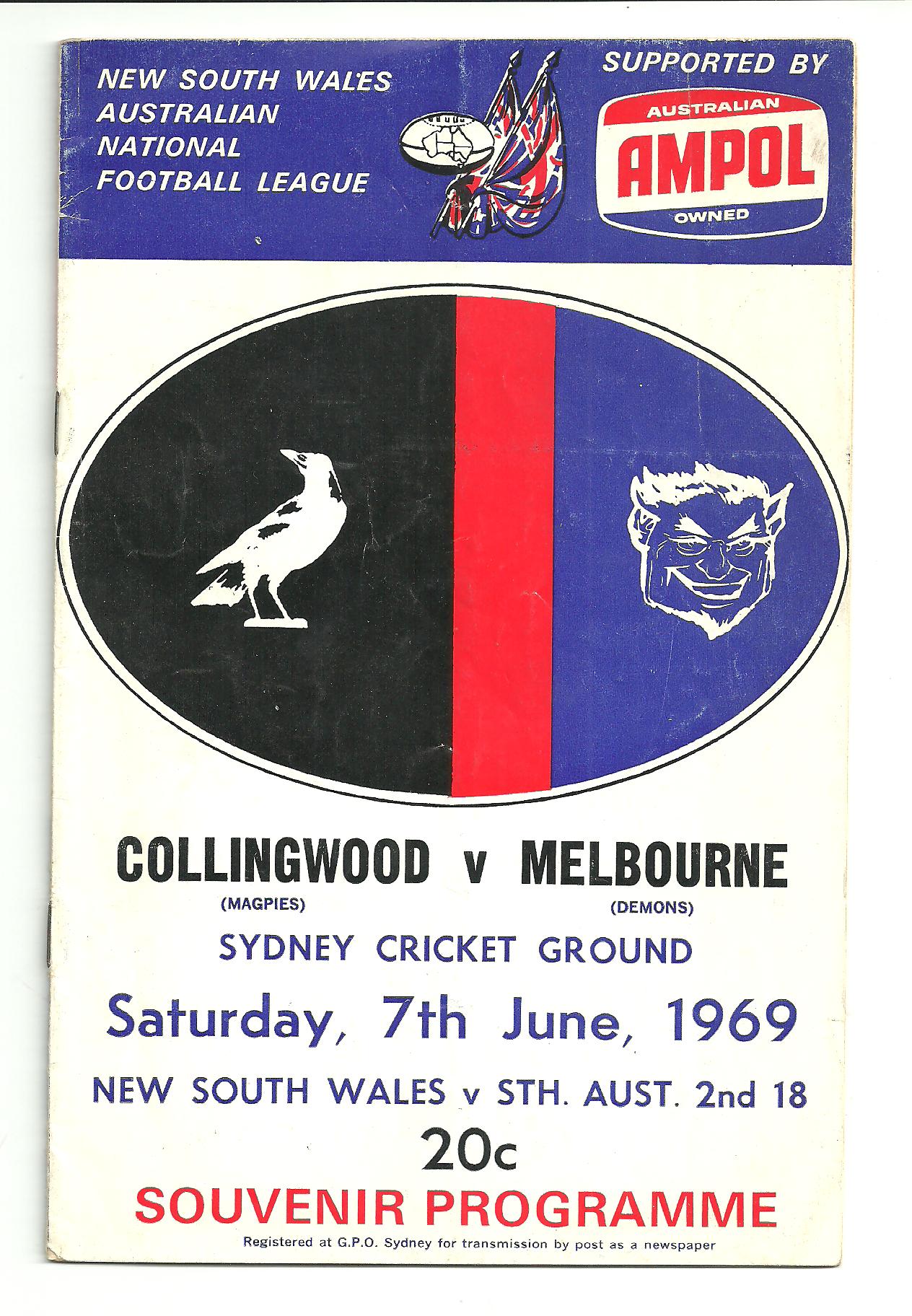 1969 v Collingwood (S.C.G.)