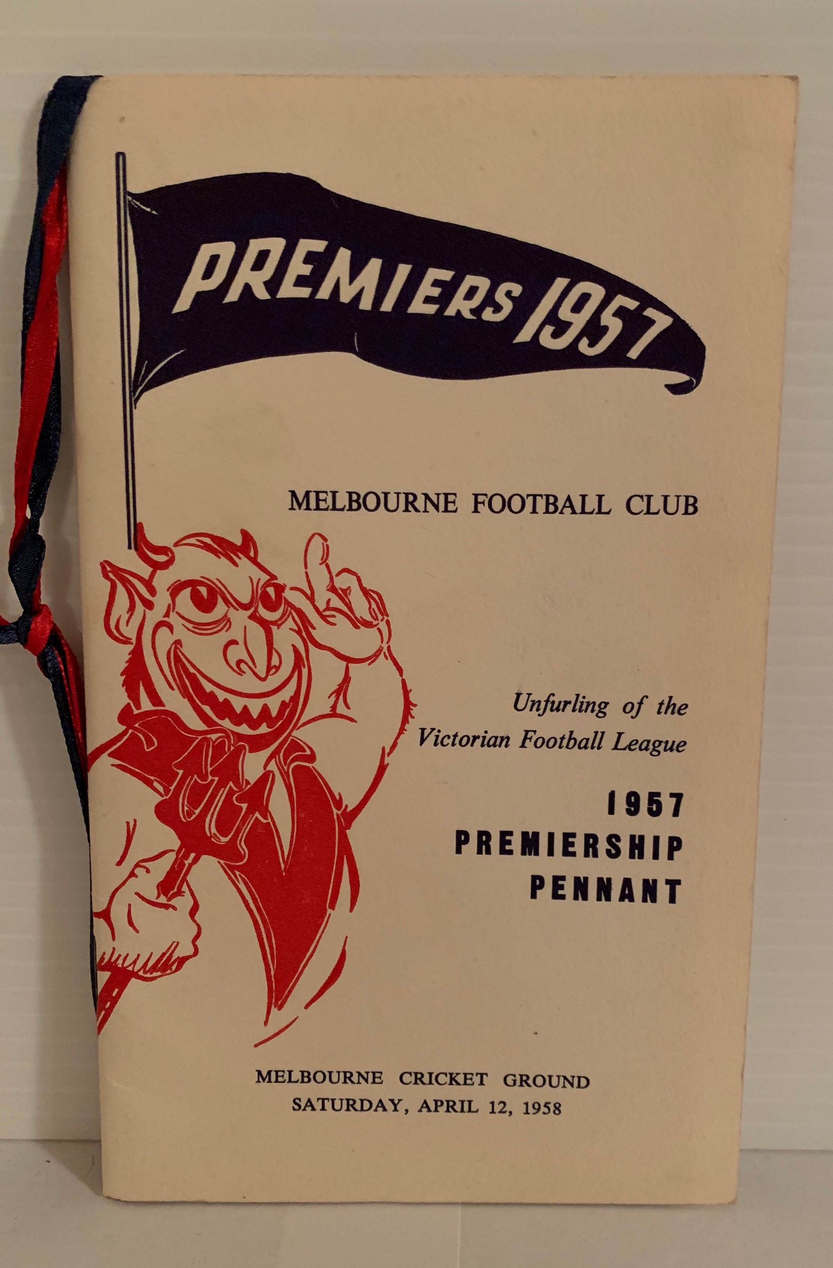 1957 Premiership Flag Unfurling