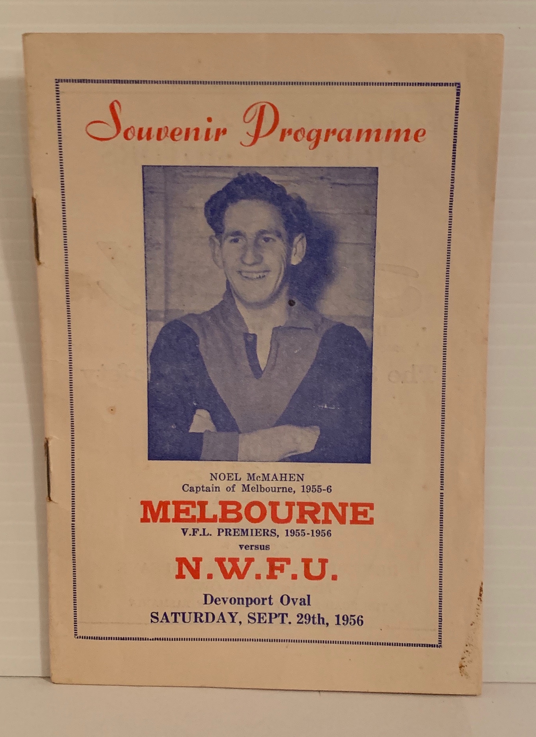1956 v. N.W.F.U. (Devonport, Tasmania)