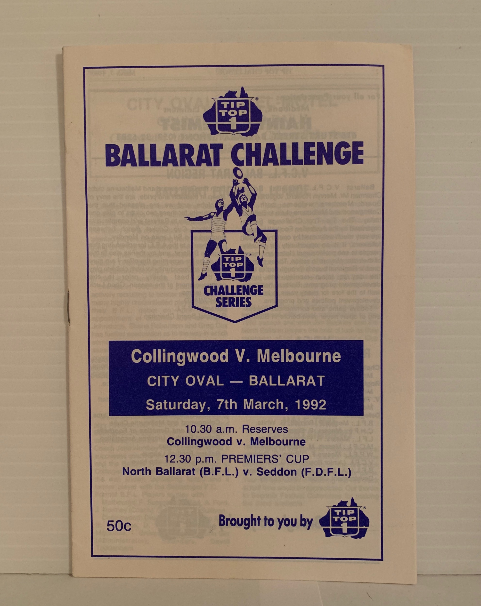 1992 v. Collingwood (Ballarat)