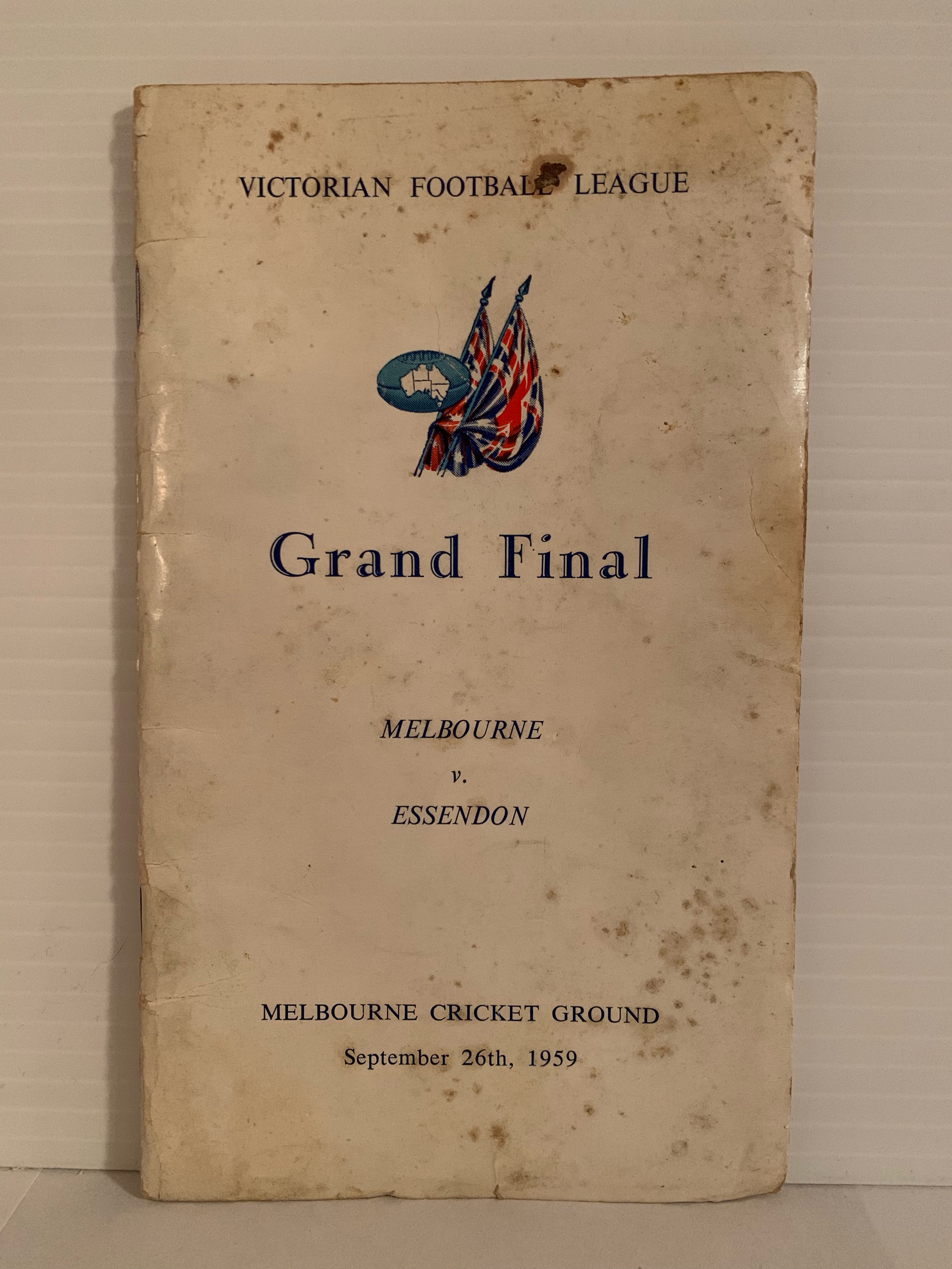 1959 V.F.L. Grand Final (Special cover)