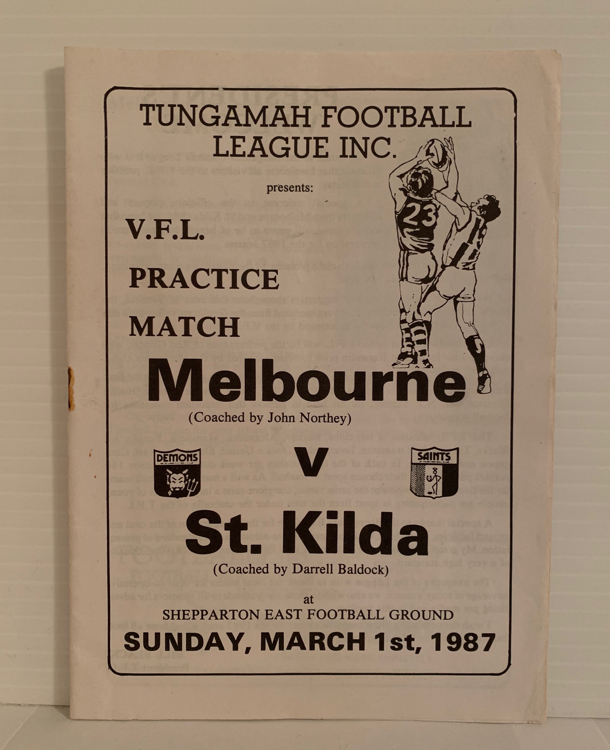1987 v. St.Kilda (Shepparton)