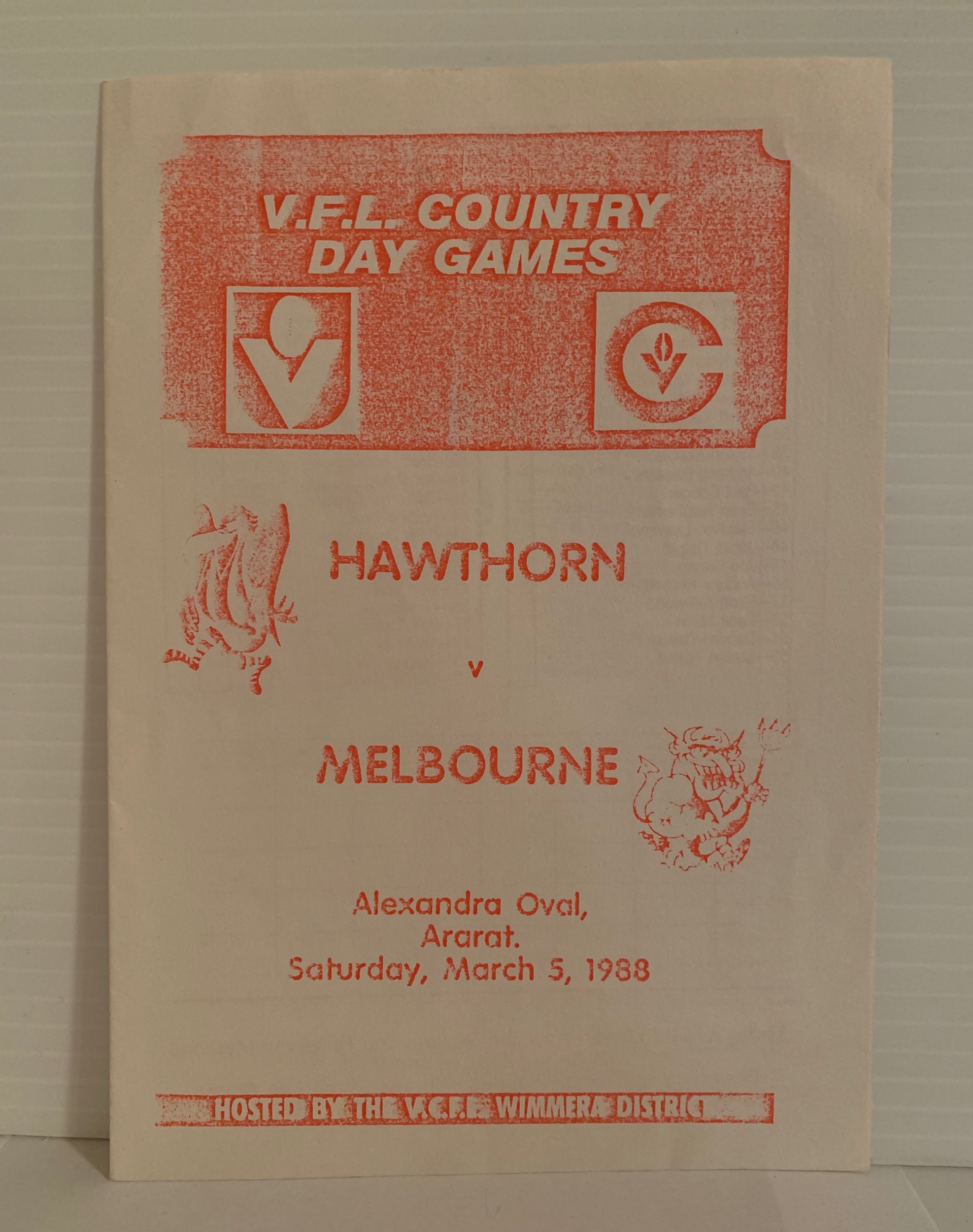 1988 v. Hawthorn (Ararat)