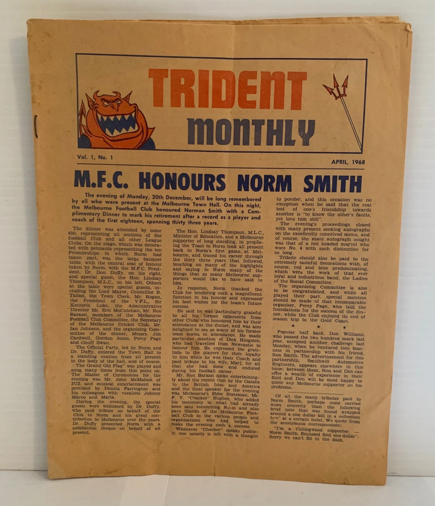 1968 "Trident Monthly" Vol. 1 No. 1