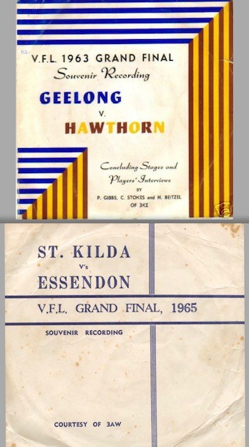 Grand Final Radio Broadcast Vinyl Records HAVE: 1962, 1963, 1964 & 1966-1986 NEED ANY OTHERS