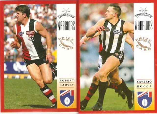 1997 White Crow/Fountain PRIZE Cards NEED: Stephen Tingay & David Schwarz